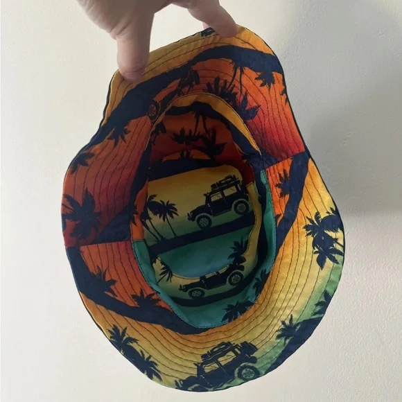 Kids Navy Blue Bucket Hat - Picture 3 of 6